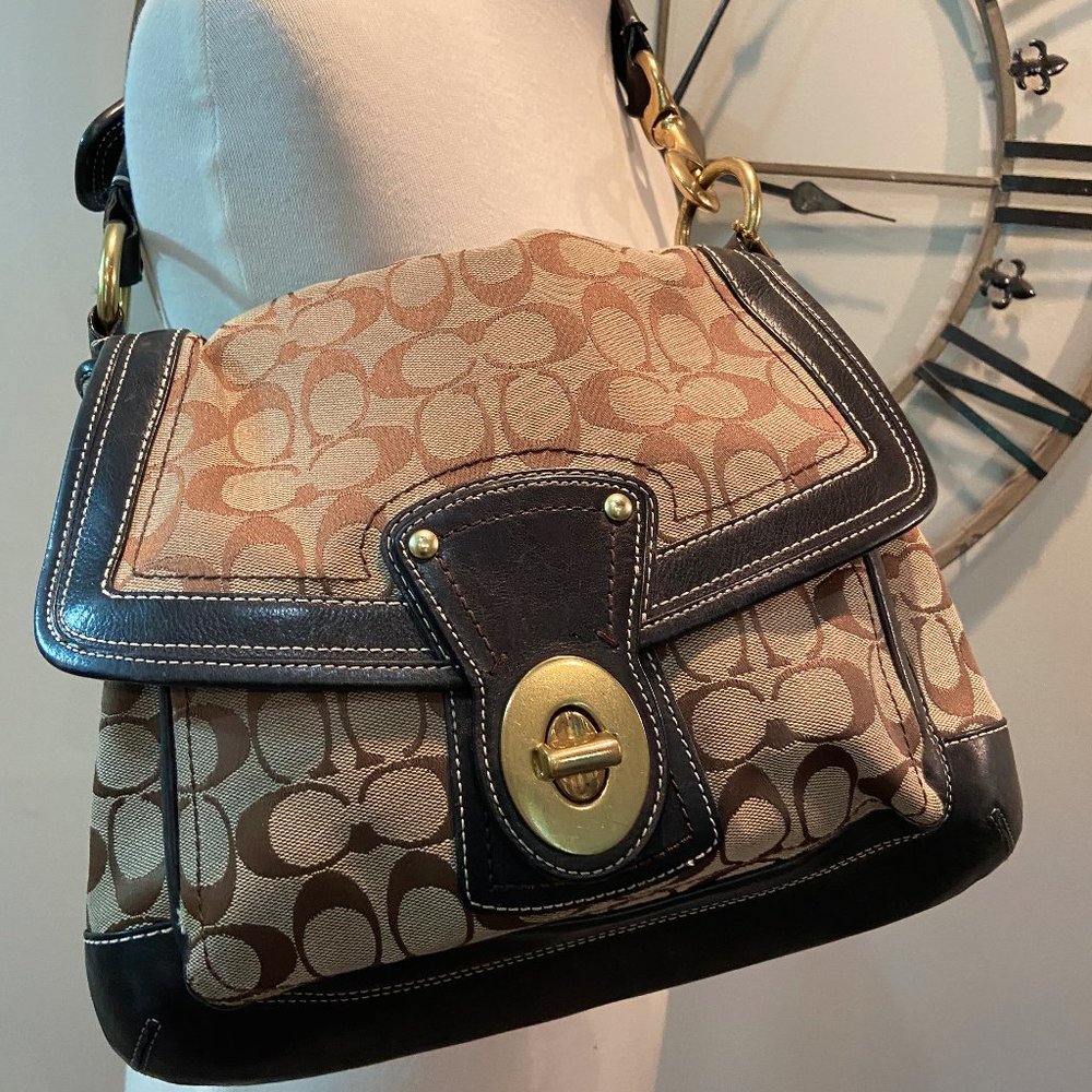 Coach Ali Legacy Flap Shoulder Bag